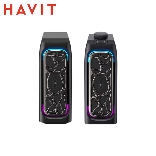 HAVIT SK215 – Soundbar / Speaker 2.0 RGB – Bluetooth 5.3 / AUX / USB